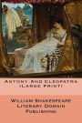 Antony And Cleopatra (Large Print)