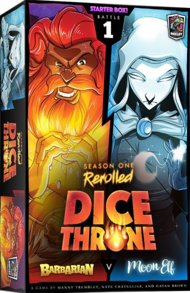 Dice Throne Season 1 Rerolled Barbarian v Moon Elf