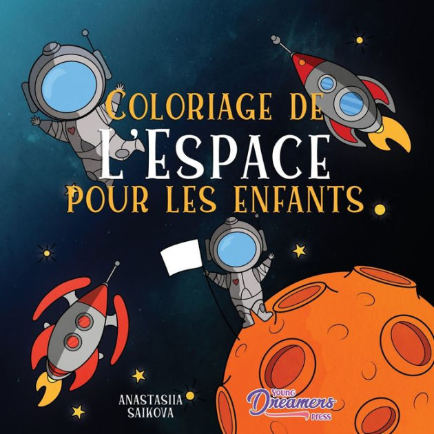 Coloriage de l'Espace pour les enfants: Astronautes, planï¿½tes ...