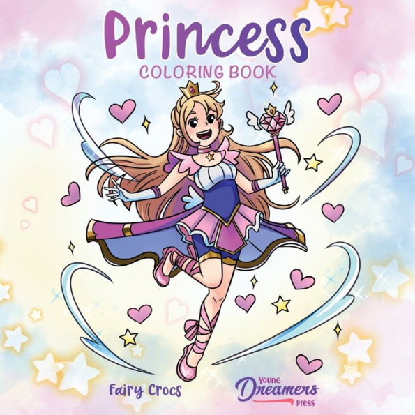 Princess Coloring Book: For Kids Ages 4-8, 9-12