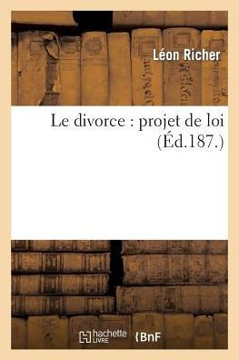 Le divorce: projet de loi