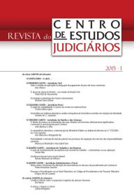 Title: Revista do CEJ n.º 1 de 2015, Author: Centro de Estudos Judiciários