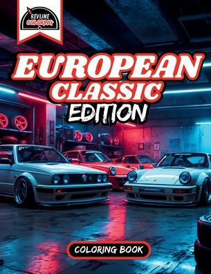Revline Coloring European Classic Car Coloring Book