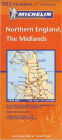 Michelin Great Britain Northern England Midlands Map No. 502