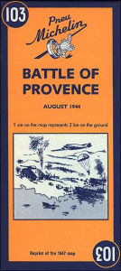 Title: Battle of Provence Map: WWII Battlefield Maps
