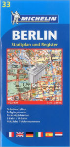 Title: Berlin 1 : 22 000: Stadtplan und Register, Author: Michelin Travel Publications