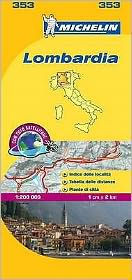 Michelin Map Italy: Lombardia 353