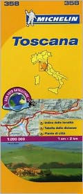 Title: Michelin Map Italy: Toscana 358, Author: Michelin