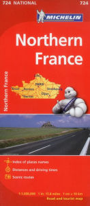 Title: Michelin France, North Map 724, Author: Michelin Travel and Lifestyle