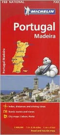 Michelin Portugal Map 733