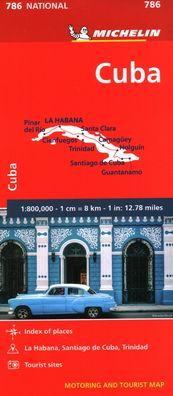 Michelin Cuba Map 786