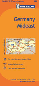 Title: Michelin Germany Mideast Map 544, Author: Michelin