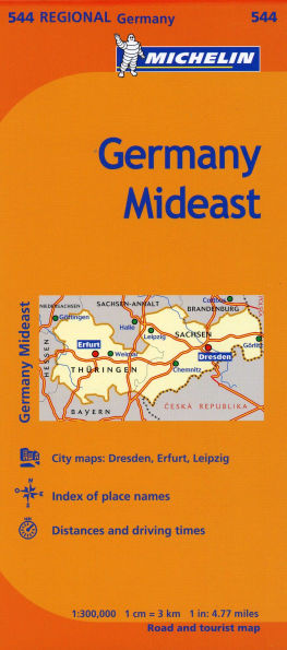 Michelin Germany Mideast Map 544