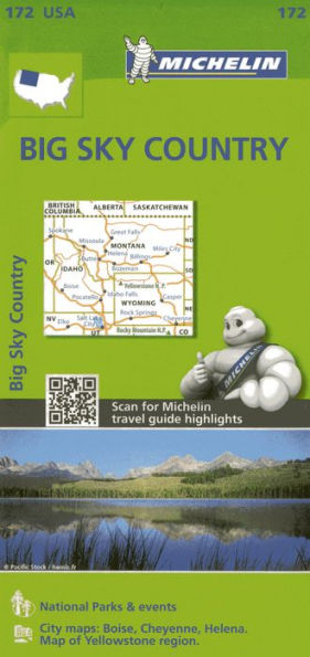 Michelin USA Big Sky Country Map 172