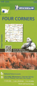 Title: Michelin USA Four Corners (NM/CO/UT/AZ) Map 175, Author: Michelin Travel Publications