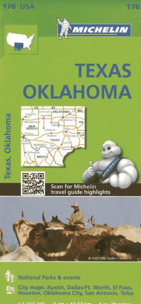 Michelin USA Texas/Oklahoma Map 176