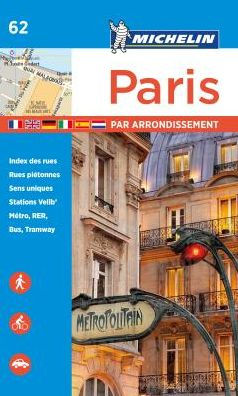 Michelin Paris by Arrondissements Pocket Atlas #62