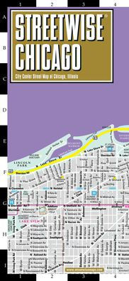 Streetwise Chicago Map - Laminated City Center Street Map of Chicago, Illinois