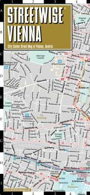 Streetwise Vienna Map - Laminated City Center Street Map of Vienna