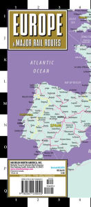 Title: Streetwise Europe & Major Rail Routes Laminated Map, Author: Michelin