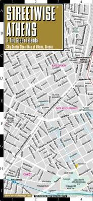 Streetwise Athens & The Greek Islands Map - Laminated City Center Street Map of Athens, Greece