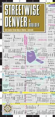 Streetwise Denver Map: Laminated City Center Map of Denver, Colorado