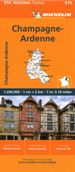 France: Champagne-Ardenne Map 515