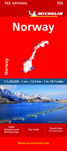 Download french audio books for free Norway Map 752 DJVU 9782067259638 by Michelin, Michelin