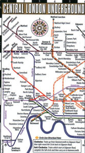 Title: Streetwise London Underground Map: Laminated Map of the London Underground, England, Author: Michelin