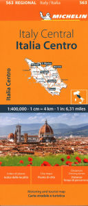 Title: Italy Central Map 563, Author: Michelin