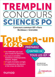 Title: Tremplin Concours Sciences Po Tout-en-un 2026: Concours commun IEP, Paris, Bordeaux, Grenoble, Author: Florent Vandepitte