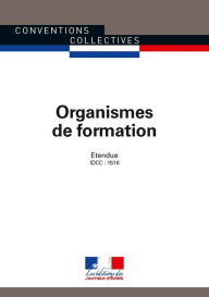 Title: Organismes de formation: Convention collective nationale étendue - IDCC : 1516 - 12e édition - février 2016 - 3249, Author: Journaux officiels