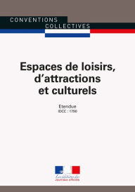 Title: Espaces de loisirs, d'attractions et culturels: Convention collective nationle étendue - IDCC 1790 - 7ème édition - mai 2015 - 3275, Author: Journaux officiels