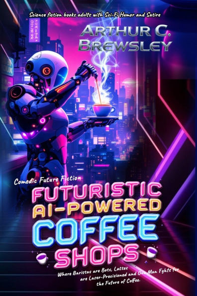 Comedic Future Fiction: A Sci-Fi Al Humor Novel About Al Baristas, Coffee Shop Surveillance, and Humanity's Funniest Battle