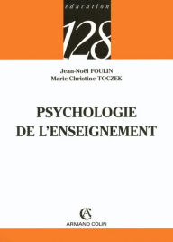 Title: Psychologie de l'enseignement, Author: Marie-Christine Toczek