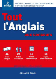 Title: Tout l'anglais aux concours - 2e éd: Prépas commerciales et scientifiques, concours sciences Po et IEP, Author: Eddy Chevalier