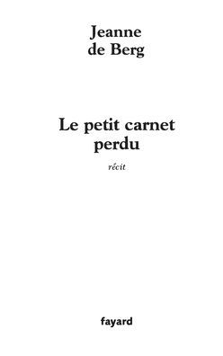 Le petit carnet perdu