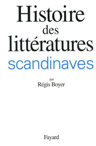 Histoire des littératures scandinaves