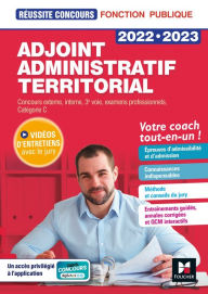 Title: Réussite Concours - Adjoint administratif territorial - 2022-2023 - Préparation complète, Author: Denise Laurent