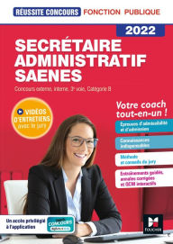 Title: Reussite Concours - Secrétaire administratif, SAENES - Catégorie B - 2022 - Préparation complète, Author: Yolande Ferrandis