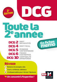 Title: DCG : Toute la 2e année du DCG 2, 4, 5, 6, 10 en fiches - Révision, Author: José Destours