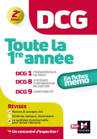 Title: DCG : Toute la 1ère année du DCG 1, 8, 9 en fiches - Révision, Author: Alain Burlaud