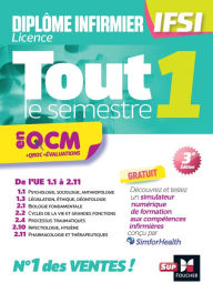 Title: Tout le semestre 1 en QCM et QROC - DEI IFSI - 3e édition - Entraînement, Author: Kamel Abbadi