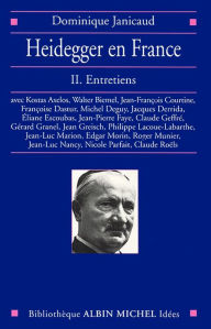 Title: Heidegger en France - tome 2: Entretiens, Author: Dominique Janicaud