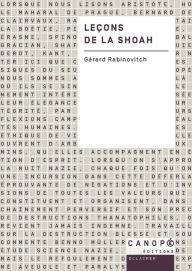 Title: Leçons de la Shoah, Author: Gérard Rabinovitch