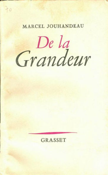 De la grandeur
