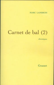 Title: Carnet de bal, 2, Author: Marc Lambron