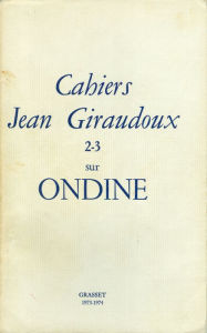 Title: Cahiers numero 2-3, Author: Jean Giraudoux