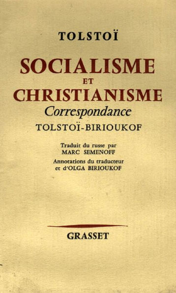 Socialisme et christianisme: Correspondance