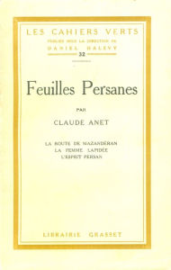 Title: Feuilles persanes, Author: Claude Anet